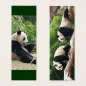 Giant panda mini bookmark (Front & Back)