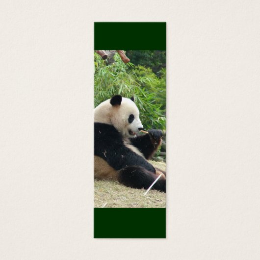 Giant panda mini bookmark (Front)