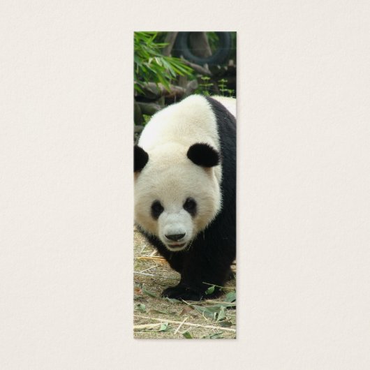 Giant panda mini bookmark (Front)