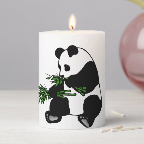 Giant Panda Pillar Candle