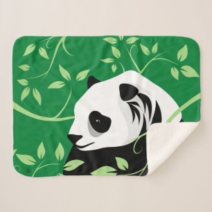 Giant Panda Serpa Blankets