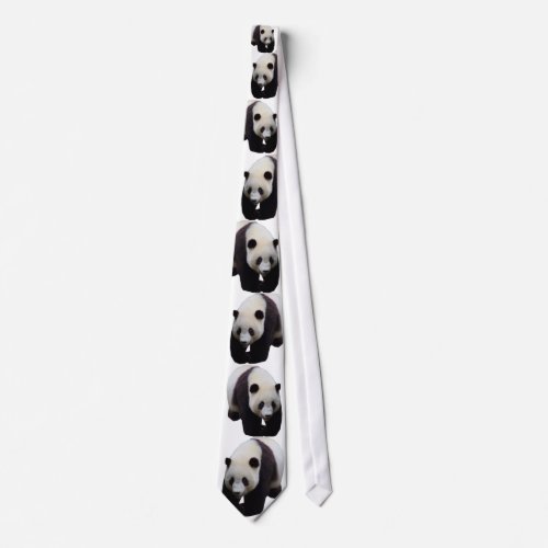 Giant Panda Stacked Pandas Tie