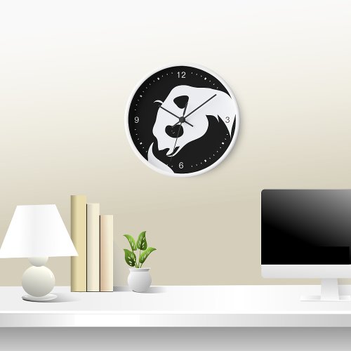 Giant Panda Stylized Animal Clock