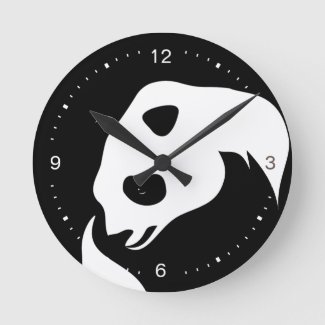 Giant Panda Stylized Wildlife Clock