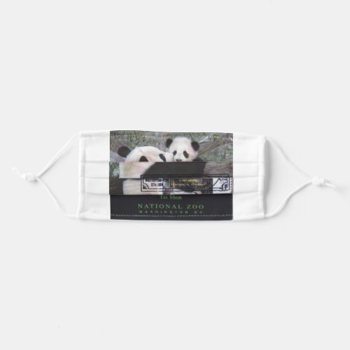 Giant panda Tai Shan and Mei Xiang Washington DC Adult Cloth Face Mask