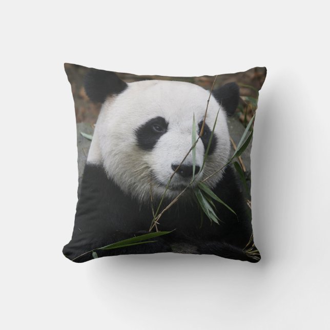Giant panda throw pillow (Front)