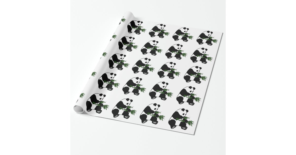 Giant Panda Wrapping Paper | Zazzle