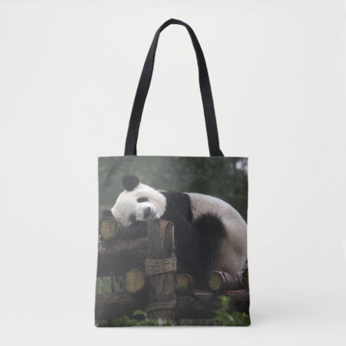 Giant pandas at the Giant Panda Protection  3 Tote Bag