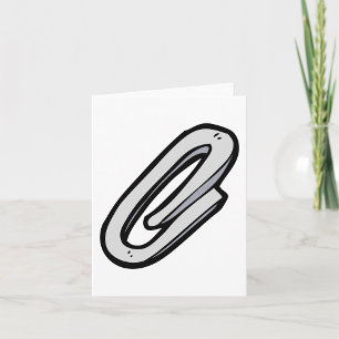 Giant Paperclip Card