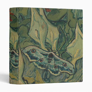 Giant Peacock Moth (1889) by Vincent van Gogh 3 Ring Binder
