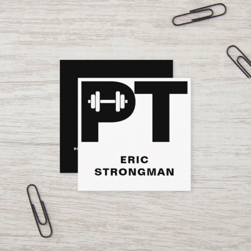 Giant personal trainer logo Business Card