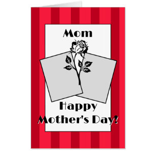 Giant Personalized Photo Card Mother's Day HAMbyWG
