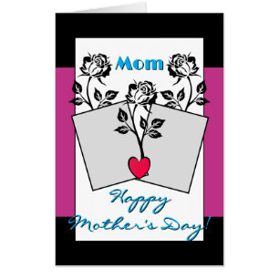 Giant Personalized Photo Card Mother's Day HAMbyWG