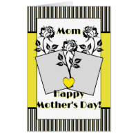 Giant Personalized Photo Card Mother's Day HAMbyWG