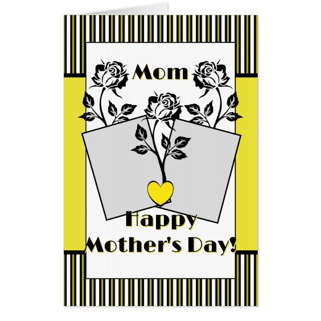 Giant Personalized Photo Card Mother's Day HAMbyWG (Front)