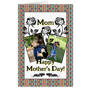 Giant Personalized Photo Card Mother's Day HAMbyWG