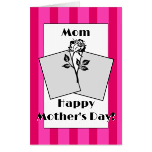 Giant Personalized Photo Card Mother's Day HAMbyWG