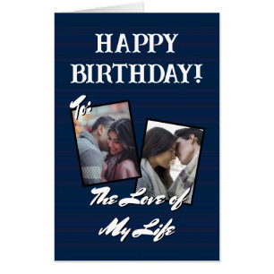 Giant Photo Card with Hearts and Text HAMbyWG