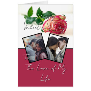 Giant Photo Card with Rose and Text HAMbyWG