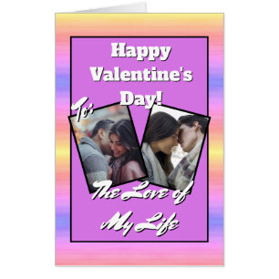 Giant Photo Card with Roses and Text HAMbyWG