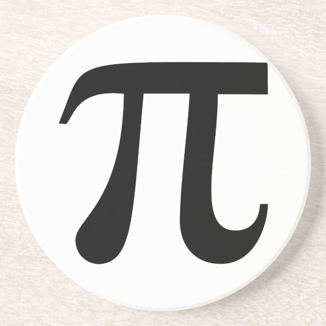 Giant "Pi" Symbol Coaster (Front)