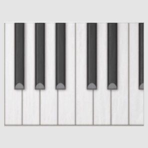 Giant Piano Keyboard Crafts & Decoupage Tissue Paper