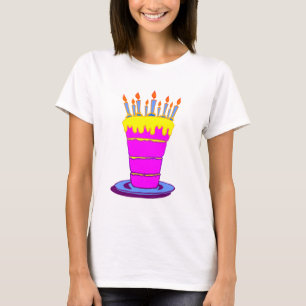 Giant Pink Birthday Cake T-Shirt
