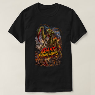 Giant Praying Mantis Classic Monster Horror T-Shirt