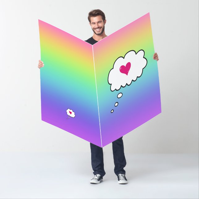 Giant Rainbow Valentine Card (In Situ)