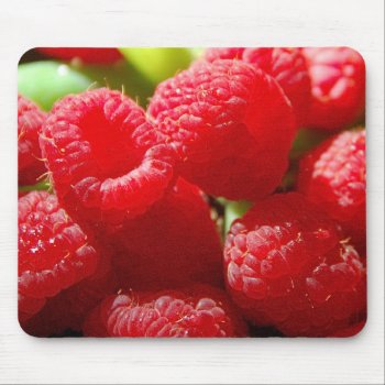 Giant Raspberries Mousepad by pulsDesign at Zazzle