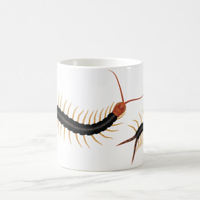 Giant Red Headed Centipede Coffee Mug (Center)