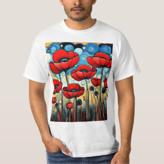Giant Red Poppies 1 T-Shirt