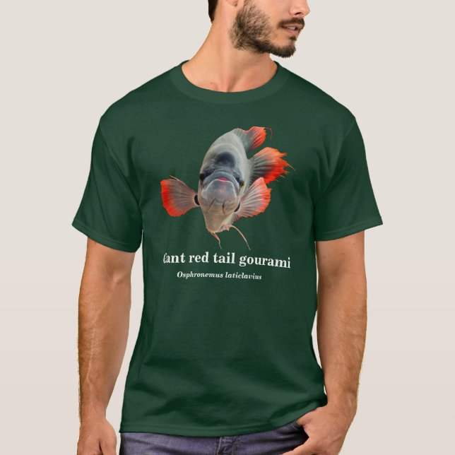 Giant red tail gourami , Osphronemus laticlavius T-Shirt (Front)