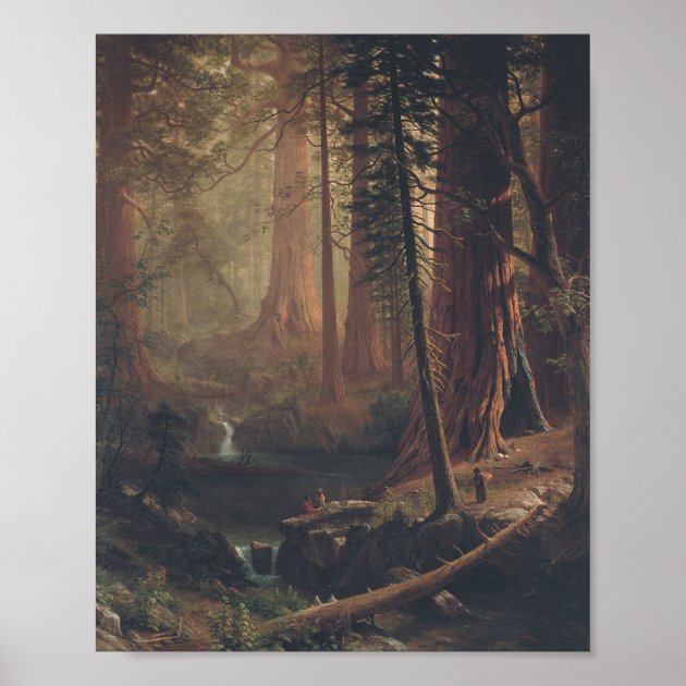 Giant Redwoods By Albert Bierstadt Poster Zazzle   Giant Redwoods By Albert Bierstadt Poster R43cc5446866f47bda78fb84b06bc8181 Wva 8byvr 630 