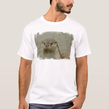 Giant River Otter Men's T-shirt by WildlifeAnimals at Zazzle
