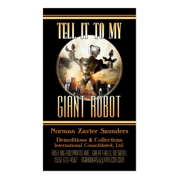 Giant Robot Business Card