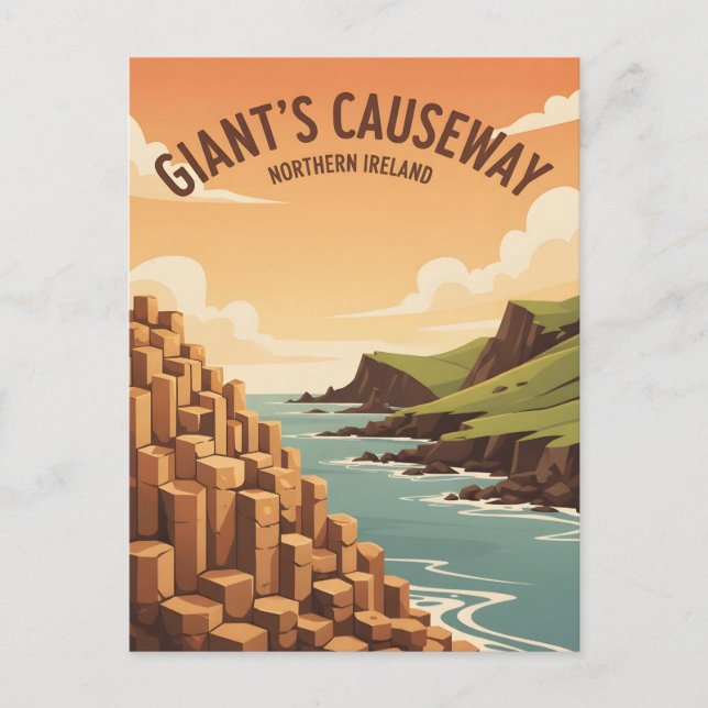 Giant s Causeway Northern Ireland Postcard (Front)