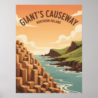 Giant s Causeway Northern Ireland Poster
