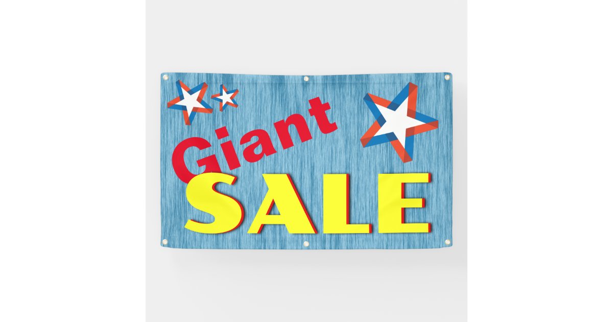Giant SALE Sign Zazzle