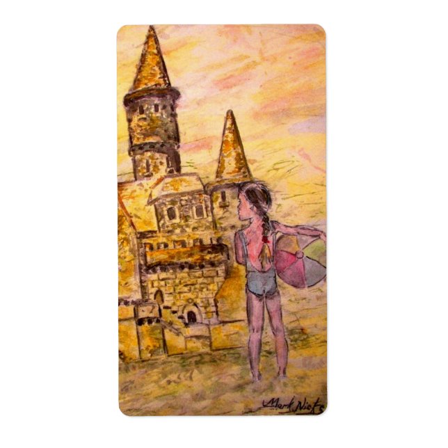Giant Sandcastle Label (Front)