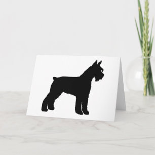 Giant Schnauzer (black) Card