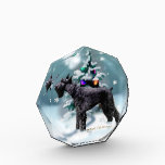 Giant Schnauzer Christmas Award<br><div class="desc">The enchantment of a snow globe is captured in this beautiful giant schnauzer christmas art. Unique gifts for giant lovers on sweatshirts,  christmas cards,  ornaments and more. Available on a wide range of holiday gifts.</div>