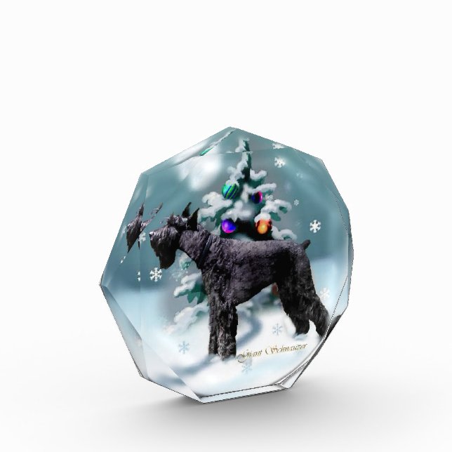 Giant Schnauzer Christmas Award (Left)