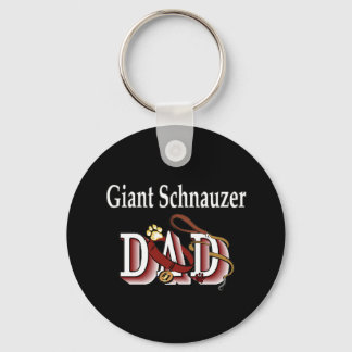 giant schnauzer dad Keychain