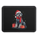 Giant Schnauzer Dog Christmas Parties Holiday Sant Hitch Cover