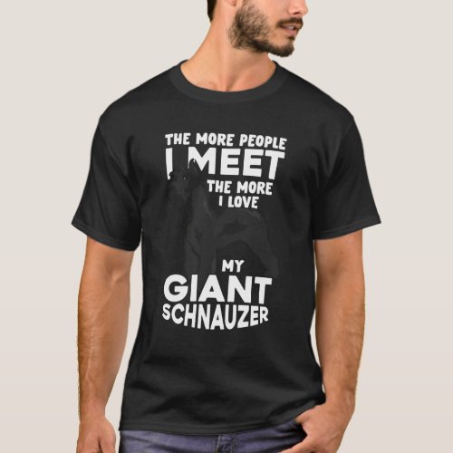 Giant Schnauzer Dog Lover Gift T_Shirt