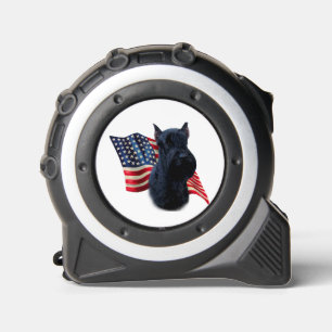 Giant Schnauzer Flag Tape Measure