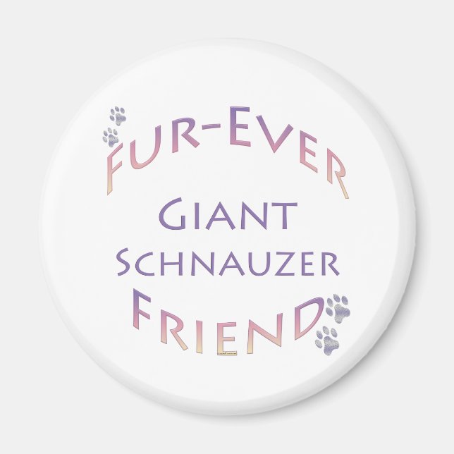 Giant Schnauzer Furever Magnet (Front)