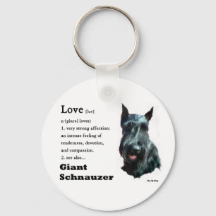 Giant Schnauzer Gifts Keychain