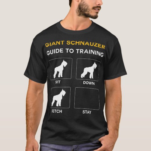 Giant Schnauzer Guide To Training Dog Obedience T_Shirt